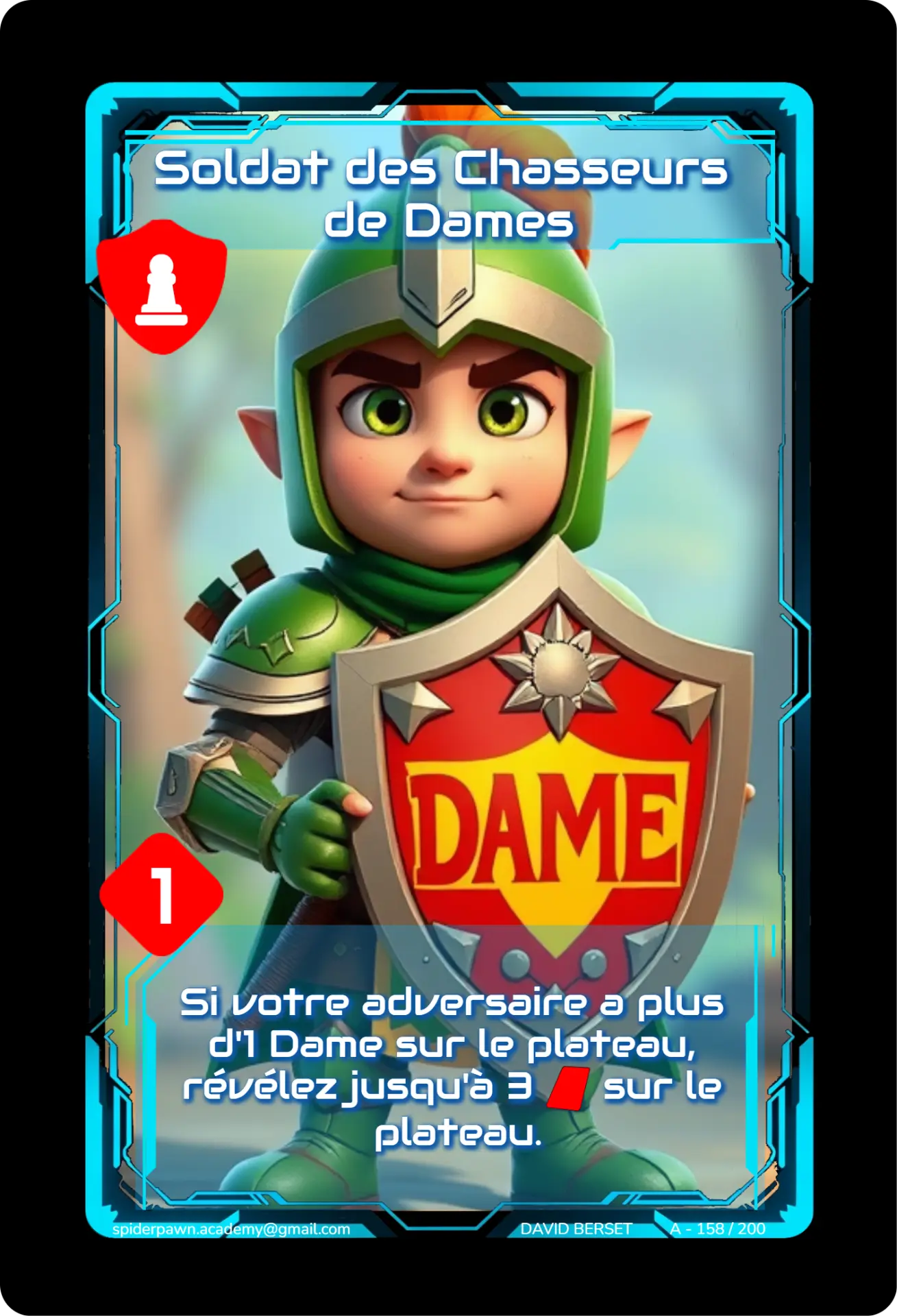 Soldat des Chasseurs de Dames