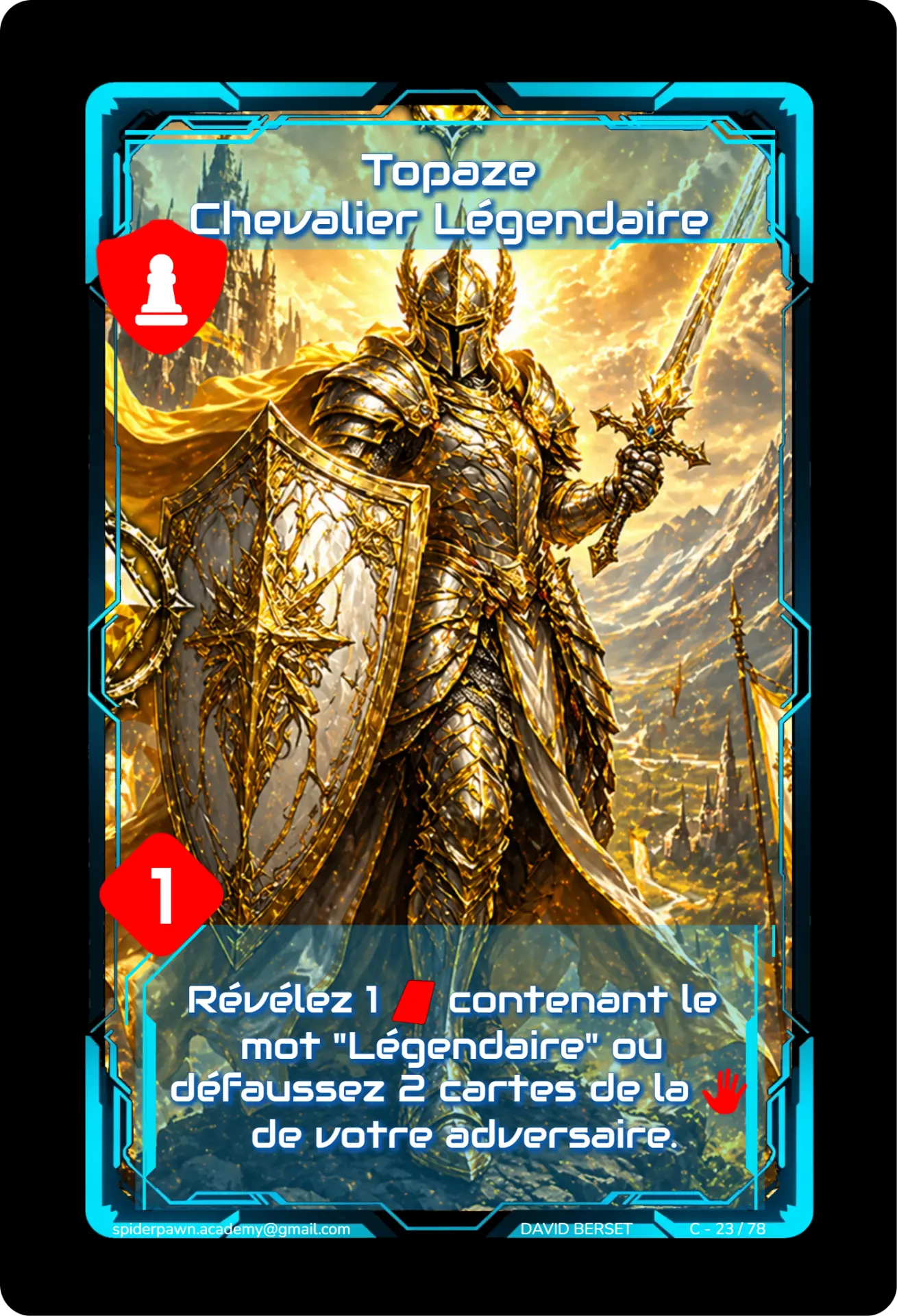 Topaze Chevalier Légendaire
